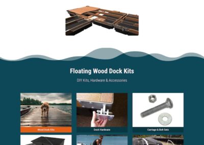 Build A Dock Floating Wood Dock Kits