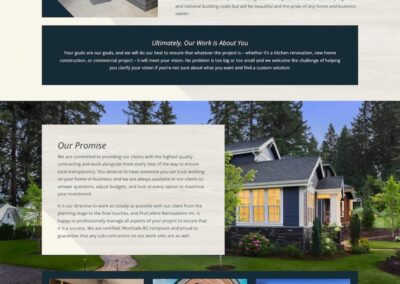 General Contractor website design