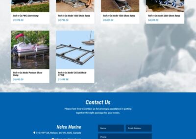 Marine Modular Docks Web Design