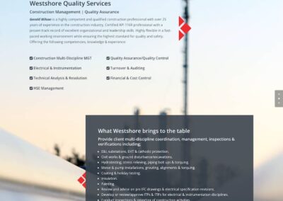 Westshore Quality Services LTD Serving the Canadian Oil Gas Industry