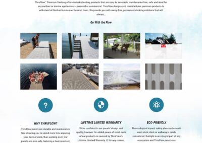 marine decking website design